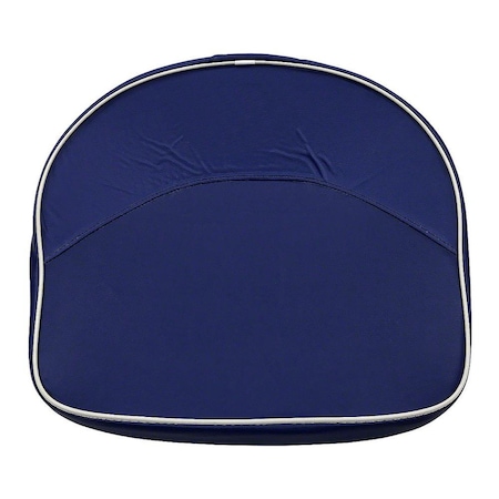 Aftermarket FDS284 Blue and White Tractor Seat Cushion Fits Ford FDS284-STR